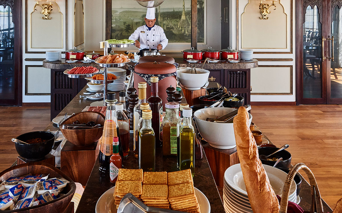 Irrawaddy Explorer Cruise Buffel Table