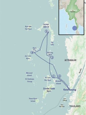 Sail into the Heart of Mergui Archipelago Map